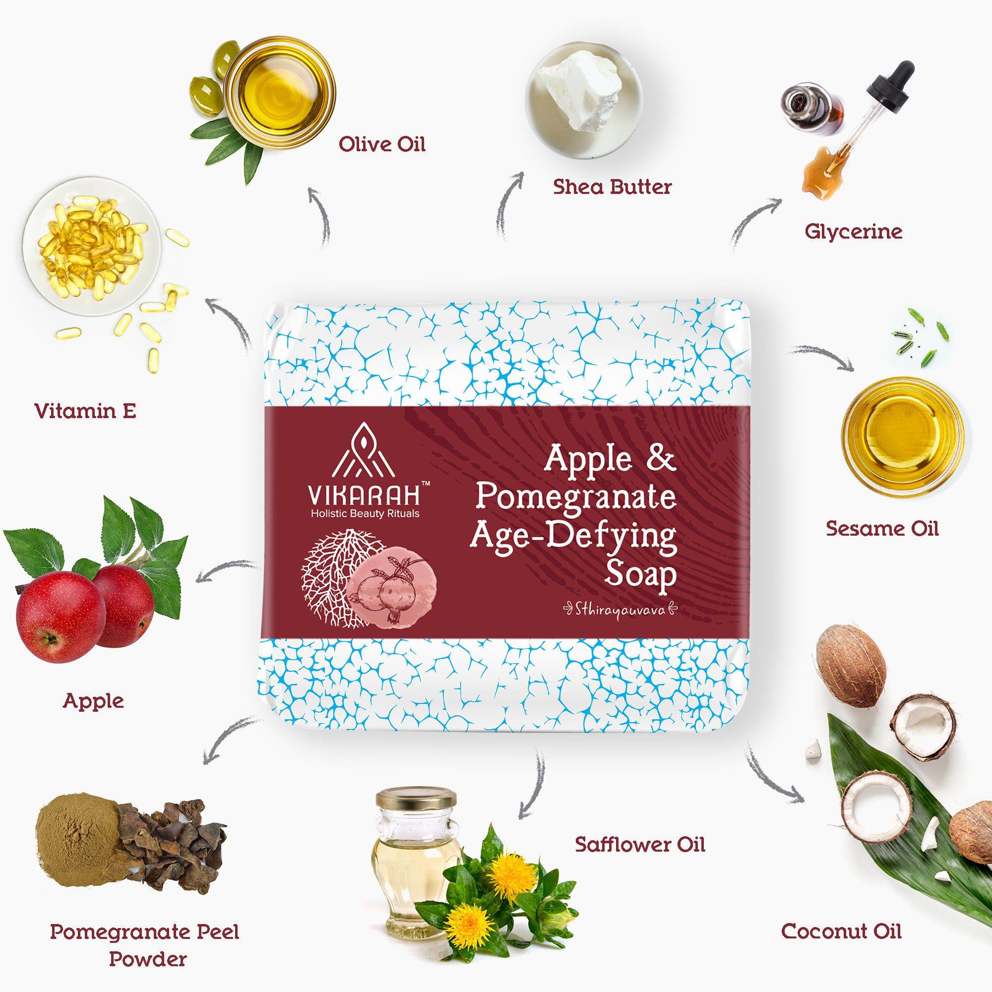 Apple and Pomegranate Age Defying Soap