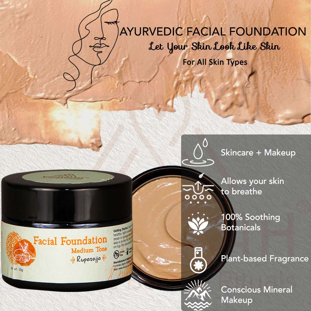 Ayurvedic Facial Foundation Medium Tone