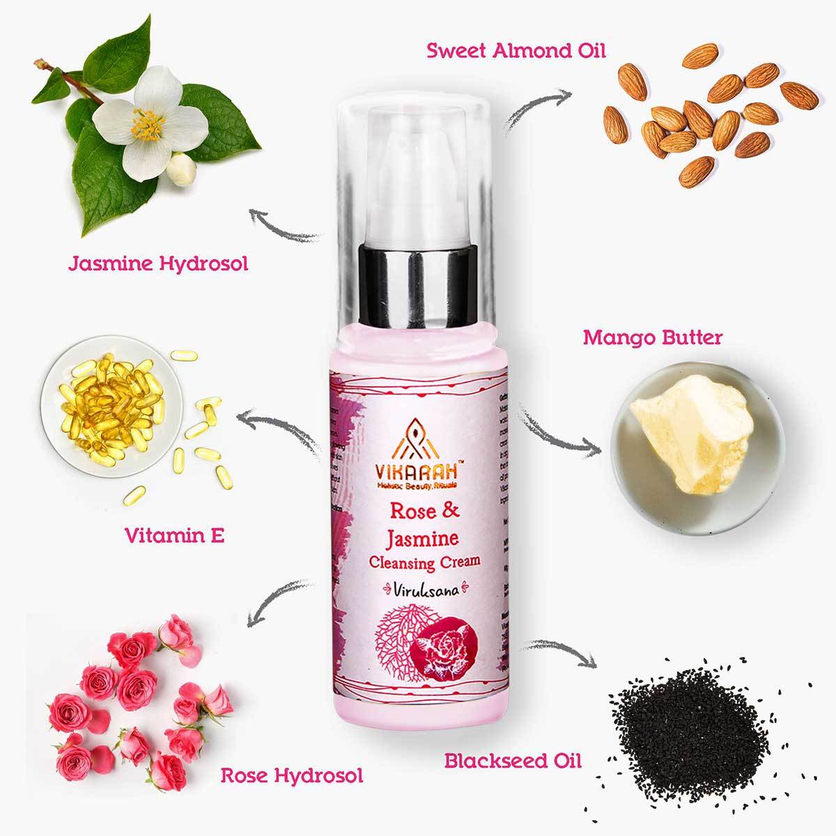 Rose and Jasmine Cleansing Cream