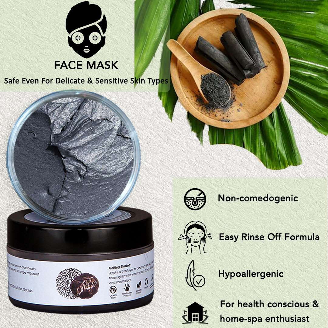 2 in 1 Mud Mask with Activated Charcoal