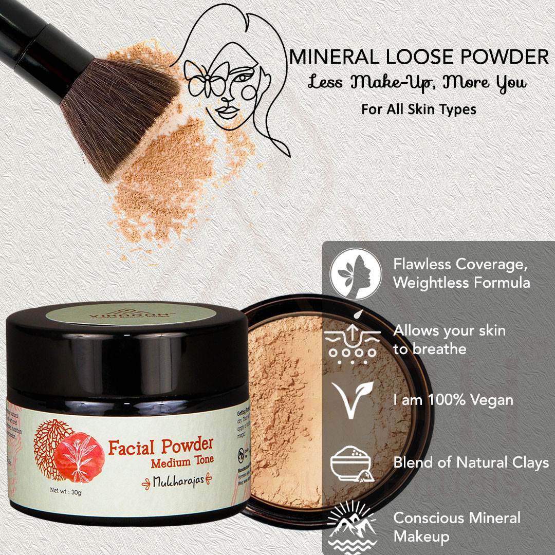 Ayurvedic Facial Powder Medium Tone