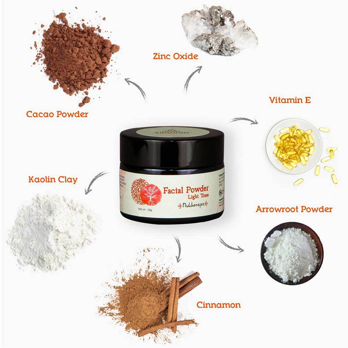 Ayurvedic Facial Powder Light Tone