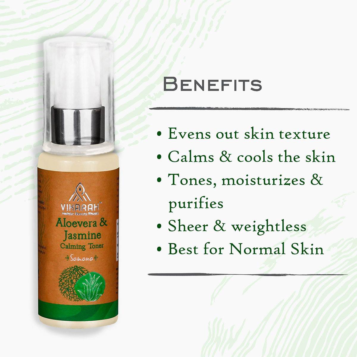 Aloevera And Jasmine Calming Toner