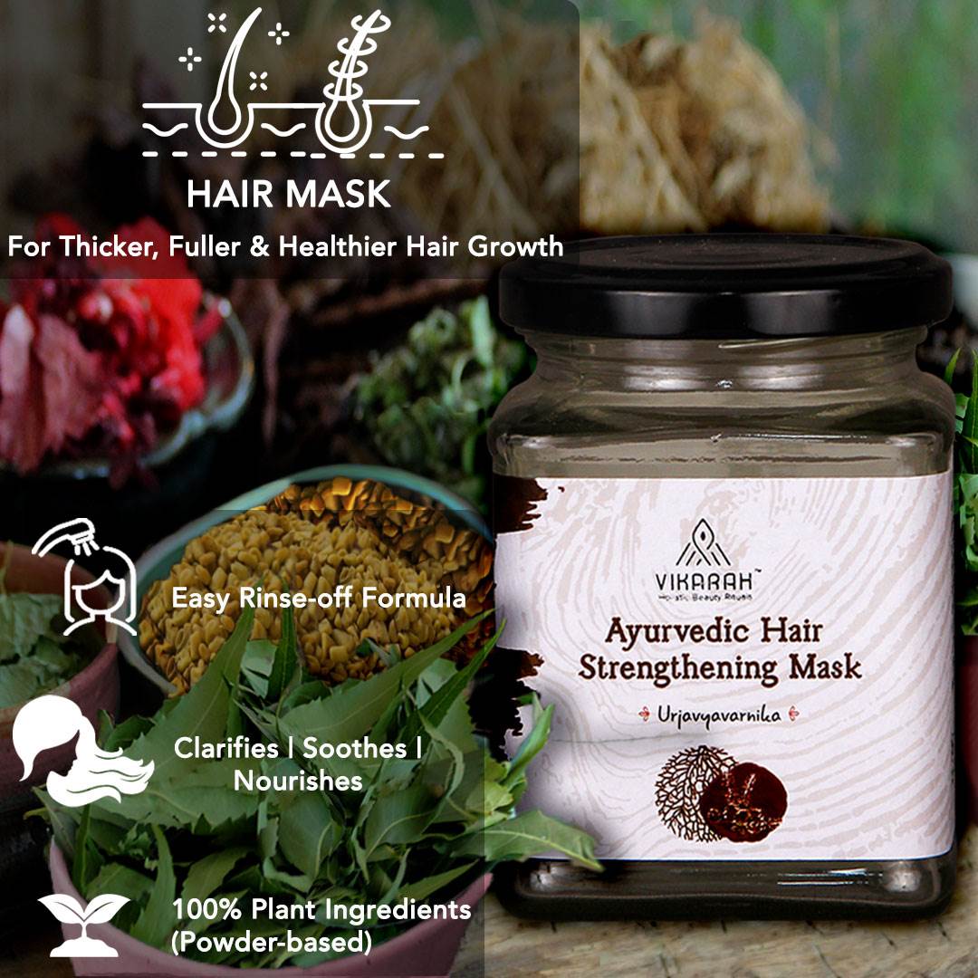 Buy Ayurvedic Hair Mask | Natural Hair Products Online | Vikarah